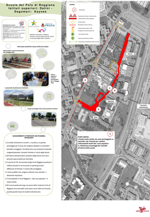 Cartografia problemi rilevati nei pressi del Polo di Reggiana