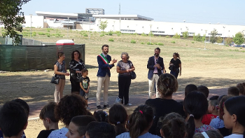 Inaugurazione pista ciclabile con le istituzioni